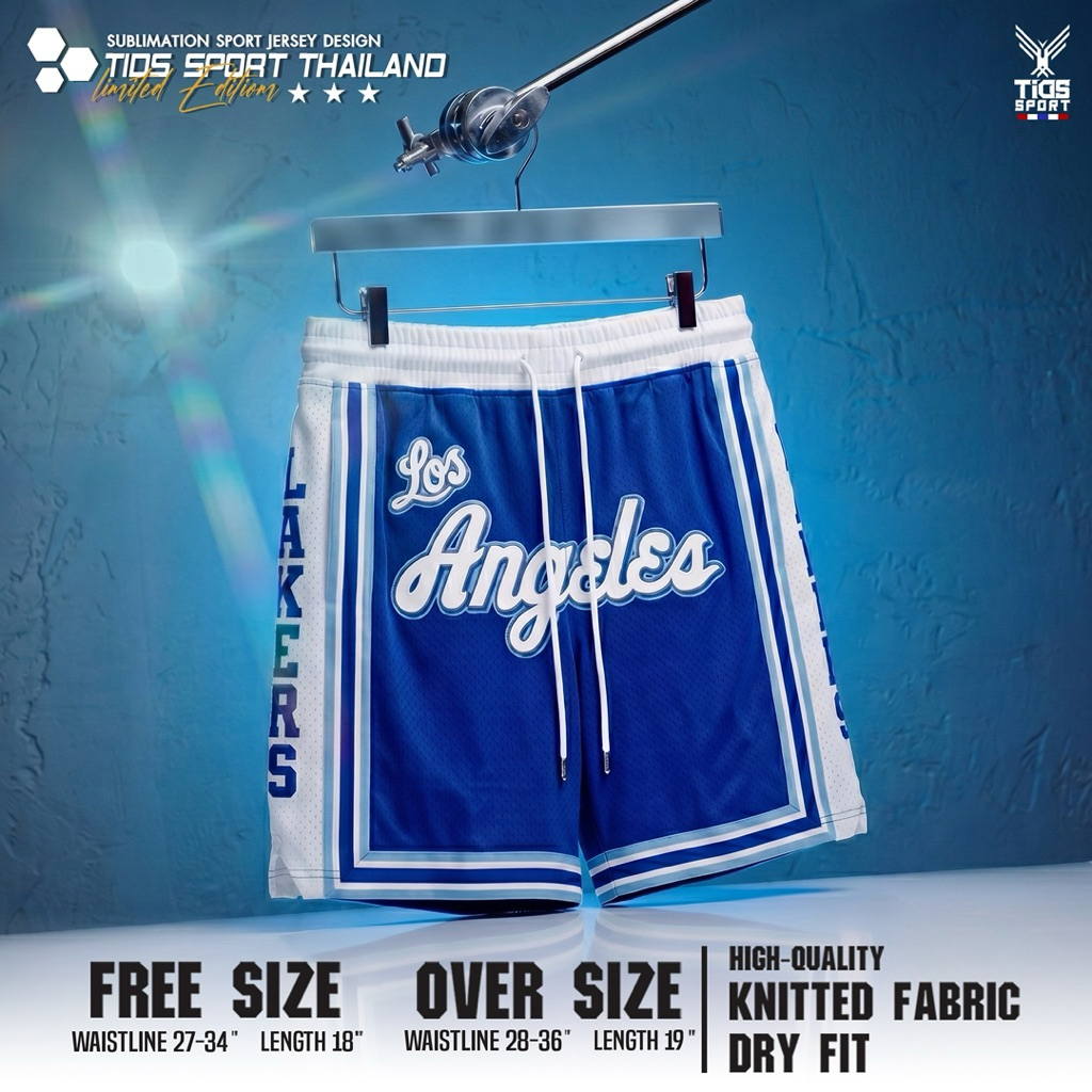 🩳✨กางเกงกีฬา บาส ขาสั้น พิมพ์ลาย  Los Angeles 🩳 มี 6 สี ใส่ได้ทั้งชายและหญิง