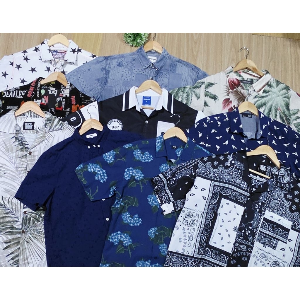 เสื้อฮาวาย รวมงานเเบรนด์ แท้💯หลากหลาย สภาพสวยผ้าดี ผ้าใส่สบาย(มือ2)