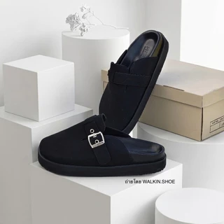 (HANDMADE ผลิตในไทย100%) MISO BRAND เบอร์ 35-44 รองเท้าเปิดส้น พื้นกันลื่น รุ่น BONITA by walkin.shoe