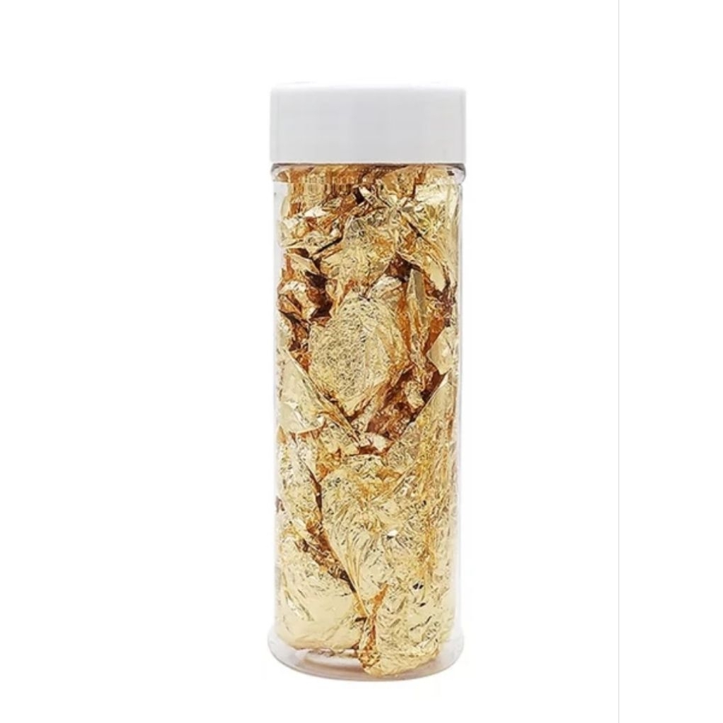 Gold leaf flakes  แผ่นทองตกแต่ง