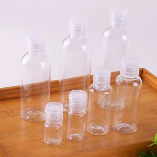 ขวดแบ่งเครื่องสำอาง ขวดใสฝาเปิด 10 ชิ้น Travel Bottle สำหรับสกินแคร์ แชมพู โลชั่น