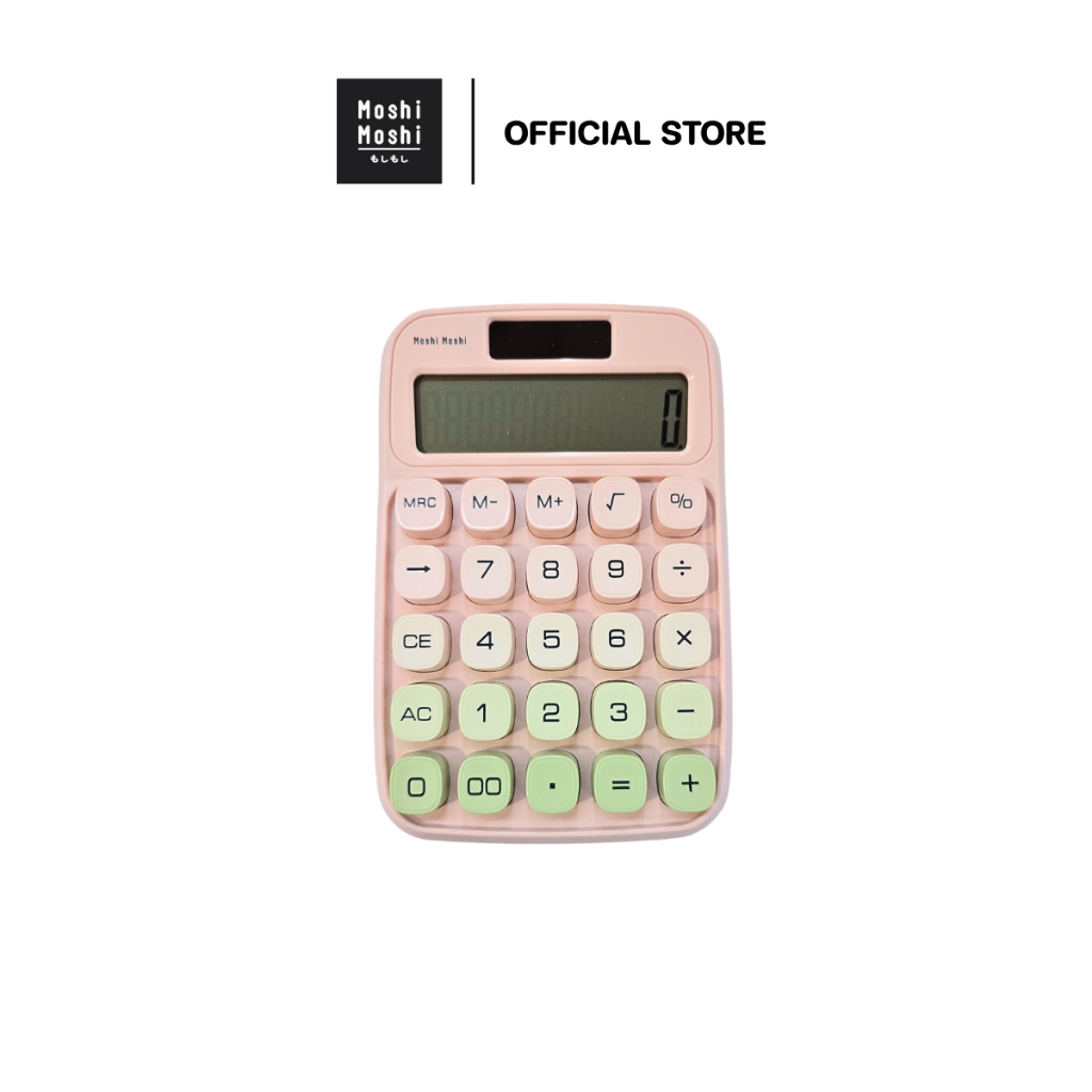Moshi Moshi เครื่องคิดเลข เครื่องคิดเลขดิจิตอล 12 หลัก รุ่น 8100026700