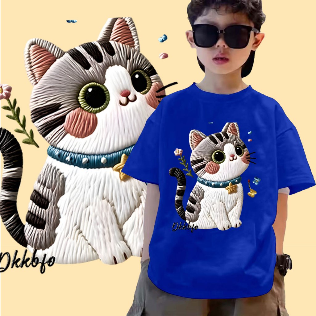 📢📢 J-1517-SHORT เสื้อยืดแขนสั้นเด็ก เสื้อยืดเด็กลายมาใหม่ น่ารักมาก ผ้านุ่มใส่สบาย 📢📢