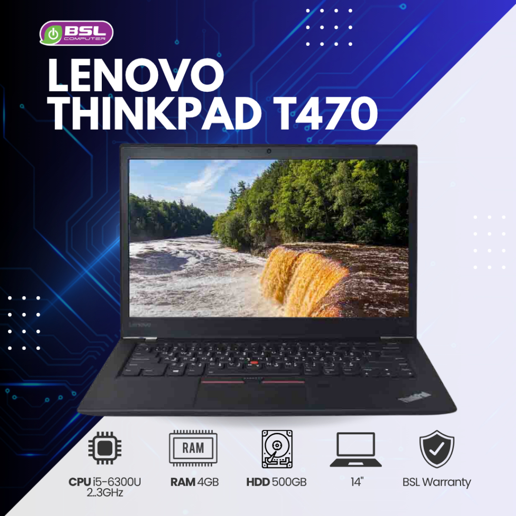 💻 Lenovo ThinkPad T470 | i5 Gen 6 / Gen 7 โน๊ตบุ๊คสายอึด ถึก ทน รุ่นยอดนิยมของสายทำงาน โน๊ตบุ๊คมือสอ