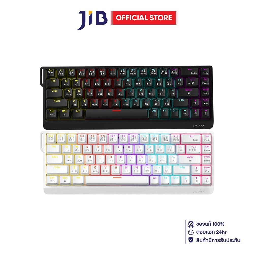 KEYBOARD (คีย์บอร์ด) AJAZZ NK68 V2 - RED SWITCH RAINBOW LED EN/TH