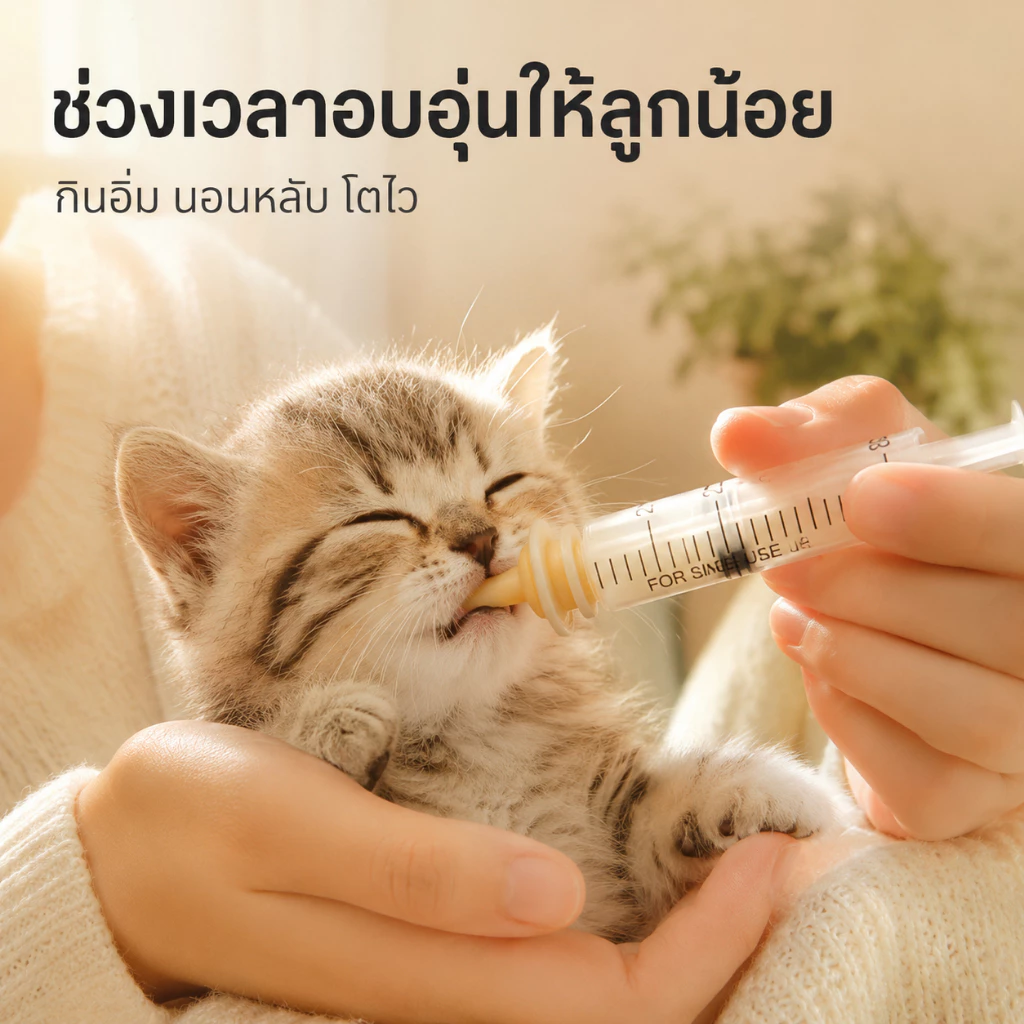 จุกนมแมว ขวดนมลูกแมว กระรอก ซิลิโคนเกรดอาหาร thumbnail 9