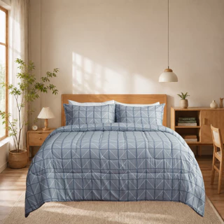 MIDORI Home รุ่น Tempo อัพเกรด ชุดเครื่องนอน ลาย กริด
