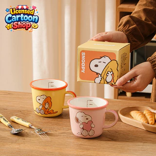 【ของแท้】Snoopy สนูปปี้ แก้วมัคเซรามิก 340ml แก้วกาแฟลายการ์ตูน ลายน่ารัก พร้อมกล่องของขวัญ ของขวัญวันเกิด ส่งฟรี