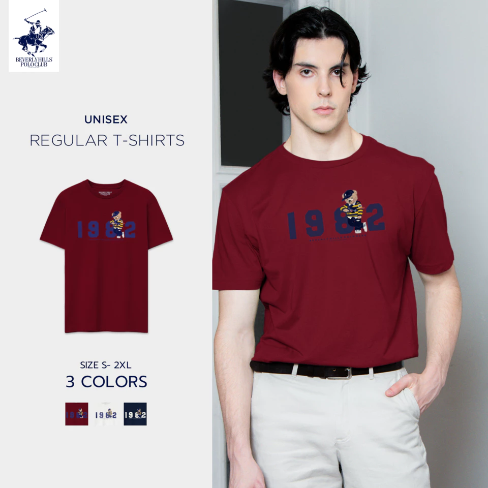 BEVERLY HILLS POLO CLUB เสื้อยืดคอกลมแขนสั้น รุ่น BNSV182