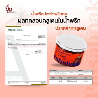 ปุยแสบปาก น้ำพริกปลาร้าพริกสด ปลากระดี่ระริกระรี้