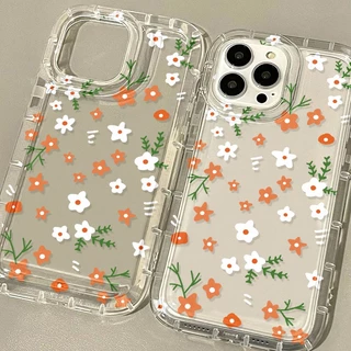 สำหรับ for iPhone 17 11 13 16 14 15 12 Pro Max 6S 7 8Plus X XR XSMAX SE 17Air เคสนิ่มใสถุงลมนิรภัยกันกระแทกการ์ตูนน่าร