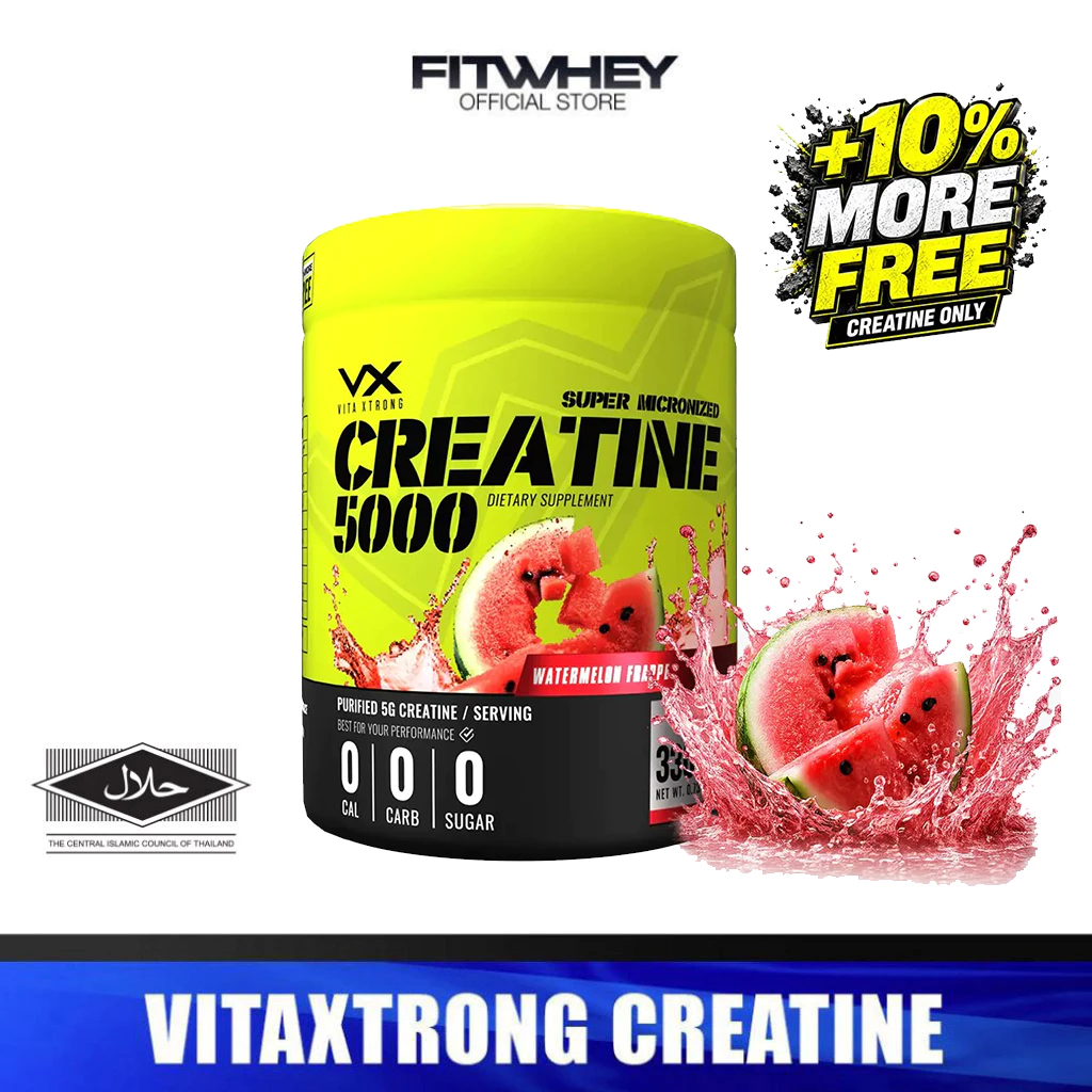 VITAXTRONG MICRONIZED CREATINE MONOHYDRATE (Bottle 330G) - ครีเอทีนดูดซึมไวระดับไมโครไนซ์ (เจ้าแรกในไทย)