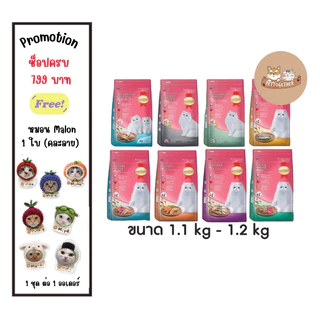 Smart Heart Cat อาหารแมว สมาร์ทฮาร์ท ชนิดเม็ด ขนาด 1.1 kg - 1.2 kg