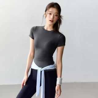 GymHub เสื้อกล้ามสตรีเนื้อผ้า กระชับรูปทรง น้ำหนักเบา สำหรับออกกำลังกาย โยคะ และวิ่ง