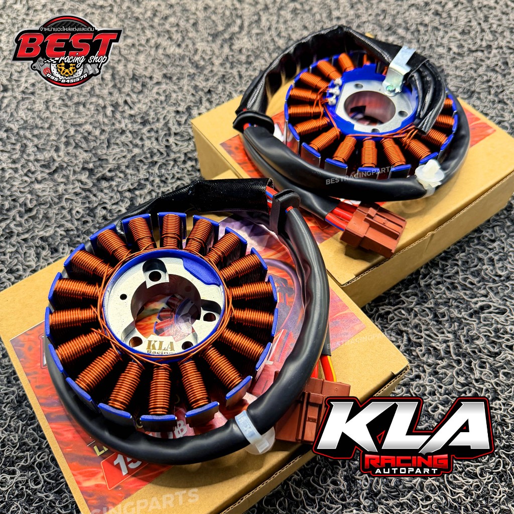 มัดไฟแต่ง KLA รุ่นใหม่ขดลวดหนา 3 ชั้น สำหรับ Lead Giorno ปลั๊กตรงรุ่น สตาร์ทง่าย รองรับลูก70+