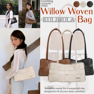 (**ขายดี)✨ส่งไว🚚Somethingapparels trend - KULIMULA Willow Woven Bag กระเป๋าสาน สะพายข้าง กระเป๋าถือ Shoulder Bag