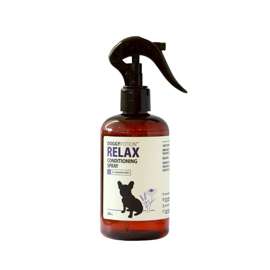 [สูตรใหม่ 2026] Doggy Potion สเปรย์บำรุงขน สูตร Relax อโรมา มีส่วนผสมของโอ๊ตมีลเข้มข้น ข้าวบาร์เล่ย์ 250ml.