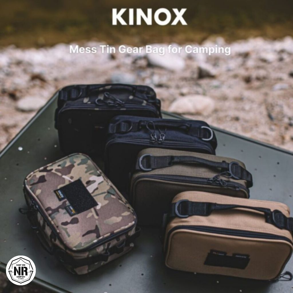 [ส่งด่วน/ส่งไว/จัดส่งทุกวัน/มีประกัน] KINOX Camping Mess-tin Gear Bag กระเป๋าเเคมป์ปิ้ง อเนกประสงค์