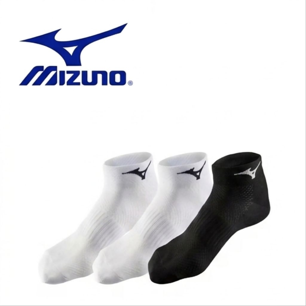 [ของแท้ 100% จาก MIZUNO Thailand] ถุงเท้ากีฬา MIZUNO Training  3P นุ่ม ใส่สบาย ใน 1 แพ็คมี 3 คู่ ราคาเบาๆ