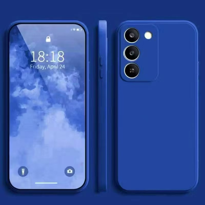 เคส กำมะหยี่ ใช้สำหรับ Oppo Realme C100 C100i เคสซิริโคน สีพื้นพาสเทล