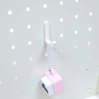 [3 ชิ้น] ตะขอแขวน Pegboard รูกลม Mr.DIY แบบตรง ที่แขวนของ อุปกรณ์ พวงกุญแจ จัดระเบียบโต๊ะ