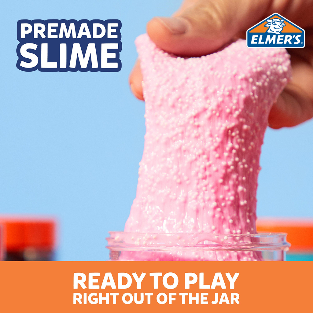 Elmer's طقم سلايم Pink Crunch ‏8 أونصة — صورة 5
