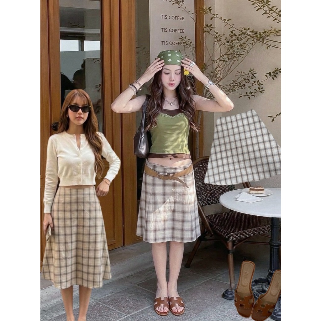 Vintage Soul Skirt กระโปรงหางปลาสั้น