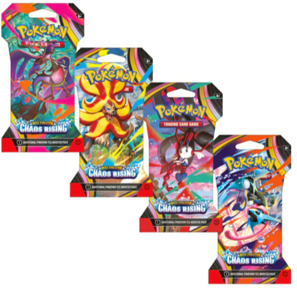 Pokemon Card Game Chaos Rising Sleeved Booster Pack (ซองสุ่มการ์ดโปรเกมอนภาษาEng)