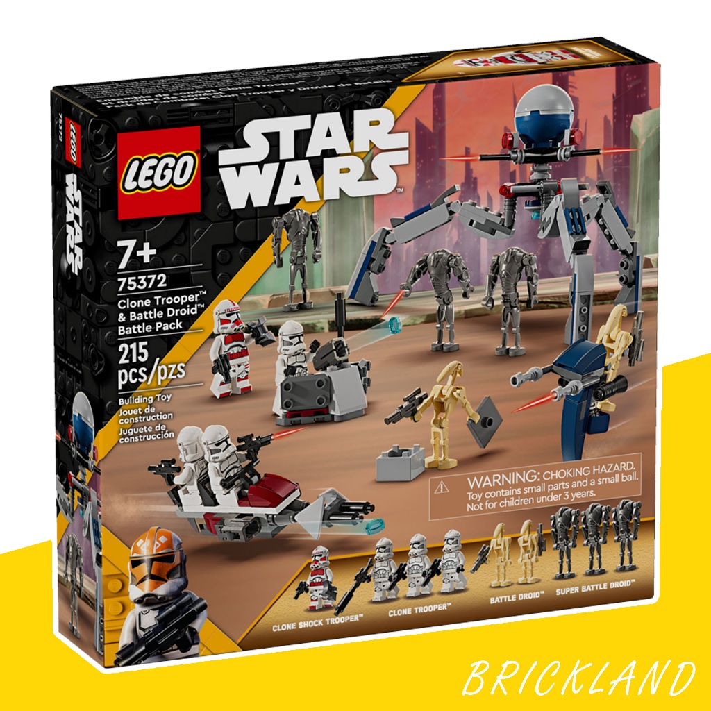 LEGO Star Wars 75372 Clone Trooper & Battle Droid Battle Pack ของแท้ 100%