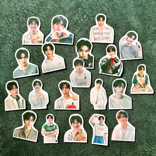 สติ้กเกอร์ไดคัทตี๋ตี๋ป๋อแบบเดี่ยว2คน1เซตมี40ชิ้นไม่ซ้ำแบบสีสวยสดใสกันน้ำ