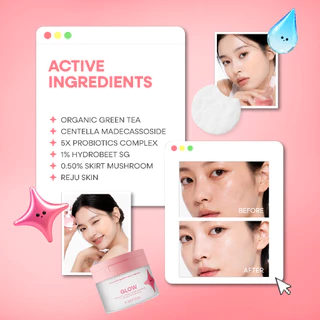 SKINCO. PDRN Glow Booster Skin-Prep Pad โทนเนอร์แพดปลุกผิว (120 ml) 60 pads
