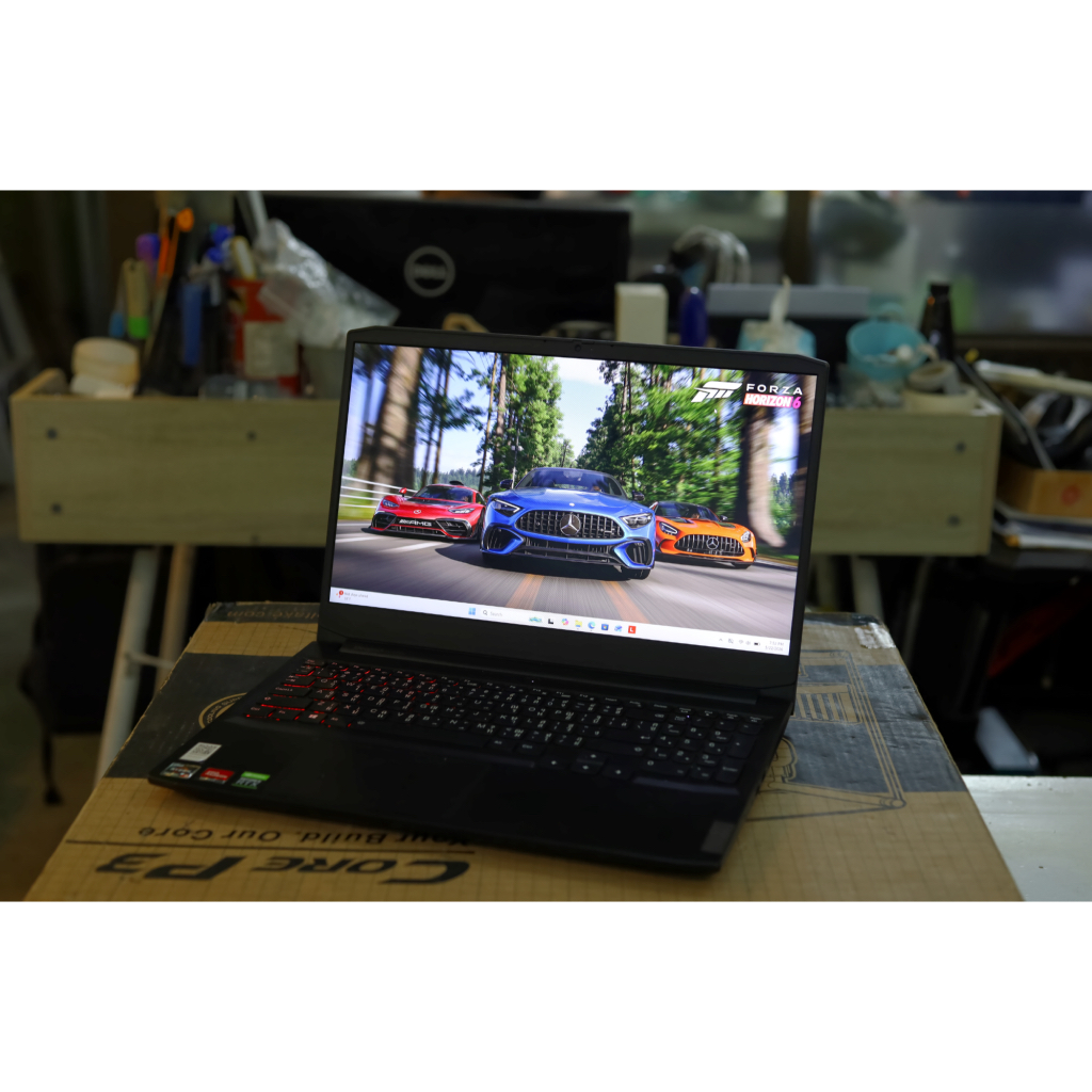 NOTEBOOK GAMING มือสองสภาพดี LENOVO IDEAPAD GAMING3 / AMD R5-5600H การ์ดจอ RTX3050