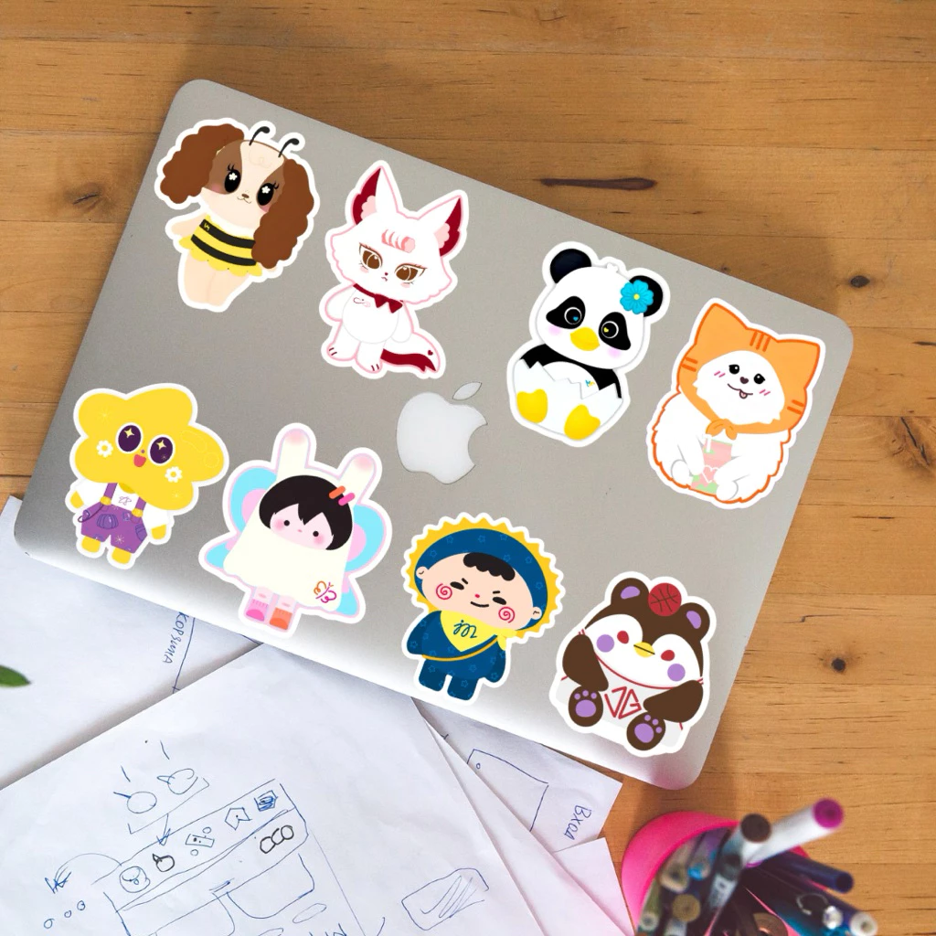 สติกเกอร์กันน้ำsticker - แจนจิงจิง เอมี่บอนนี่ วิวมิม อู๋บูม milklove juniormark emibonnie jossgawin namtanfiilm viewmim