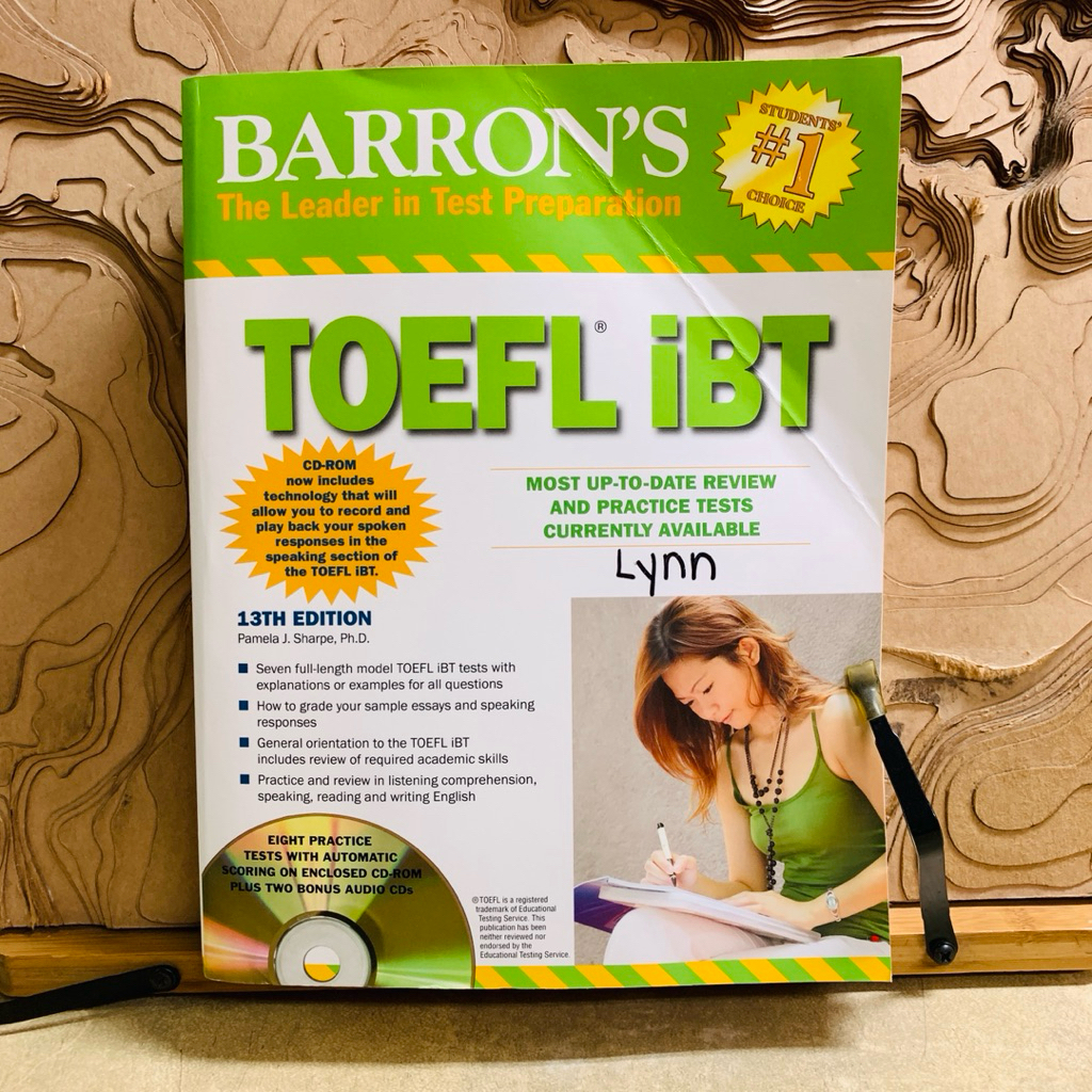 ม350 BARRON'S The Leader in Test Preparation  TOEFL IBY