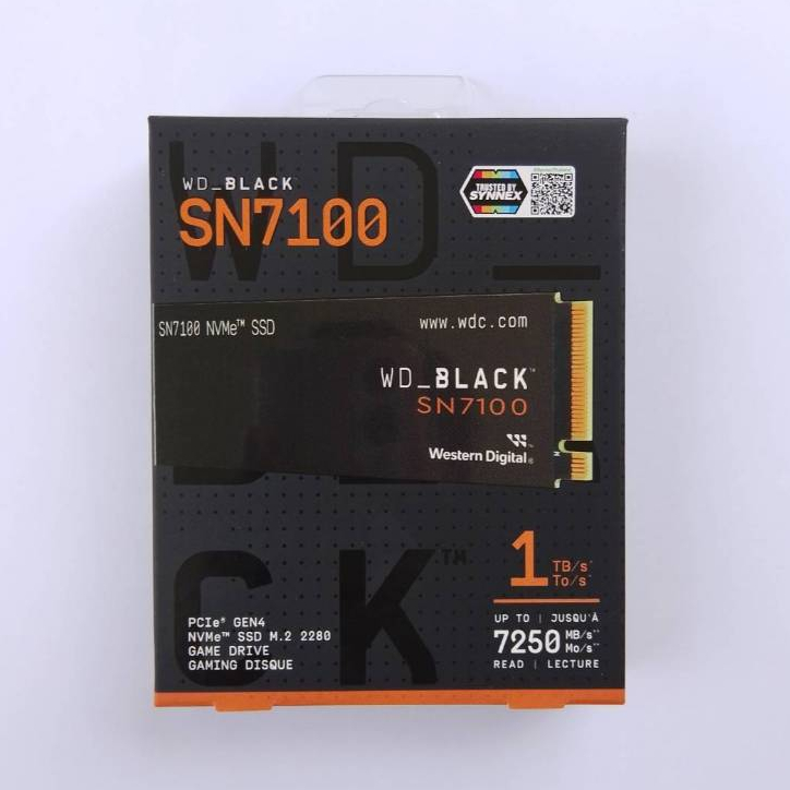 WD Black SN7100 1TB SSD M.2 NVMe 2280 PCIe 4.0 ของใหม่ ยังไม่แกะใช้งาน