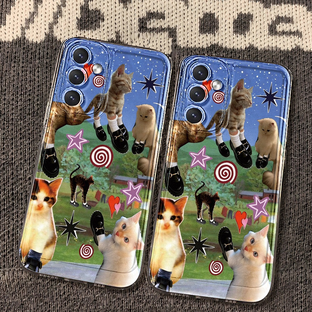 เคสโทรศัพท์กันกระแทกแบบใส For Samsung A57 A56 A17 A07 A37 A55 A26 A06 A05S A36 A35 A25 A25 A72 A22 A73 A15 S25 S26 Ultra