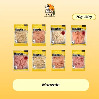 MUNZNIE ขนมสุนัขมันซ์นี่ ปลาเส้นน้องหมา-น้องแมว ยกถุง 70g-150g