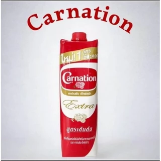 Carnation Extra คาร์เนชั่น เอ็กซ์ตร้า นมข้นจืดแบบกล่อง ขนาด 1,000 ml ยกลัง 12 กล่อง