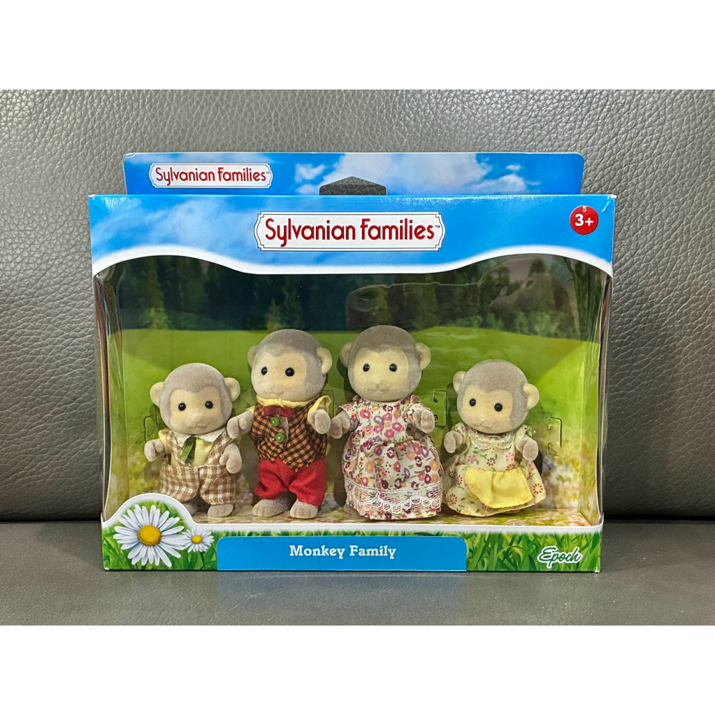 🌸 หายาก มือตะขอ เลิกผลิต Rare Item 🌸 Sylvanian Monkey Family มือ 1 ลิง ครอบครัวลิง ตุ๊กตา ครอบครัวตุ๊กตา ซิลวาเนียน