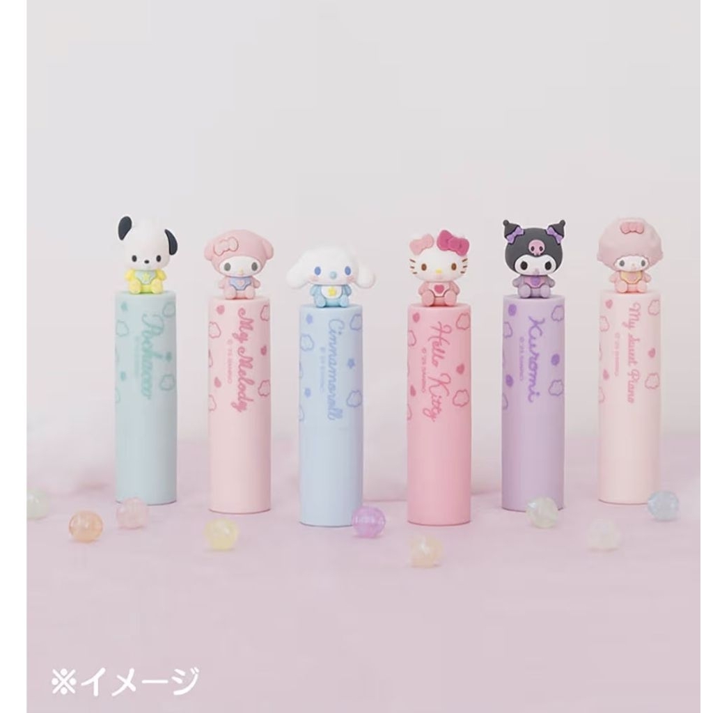 Sanrio Lip Balm Cinnamoroll/ Pochacco/ Chromy/ My Sweet Piano/ Hello Kitty/ My Melody ลิปปาล์มซานริโอ้ สำหรับ 15ปีขึ้นไป