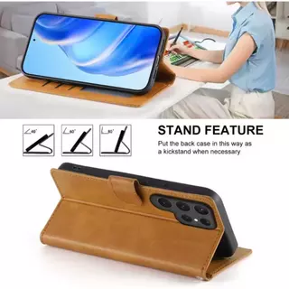 เคสฝาพับหนัง ล็อคได้ สำหรับ Samsung S24 Plus Ultra / S23 Plus Ultra / S22 Plus Ultran / S21plus Ultra เคสกันกระแทก