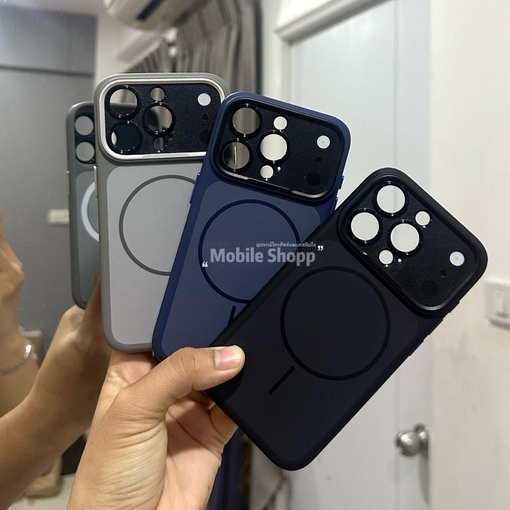 🔥มีส่งด่วน ในกทม.🔥 Case Magnetic เคสไอโฟน ดีไซน์17Series เรียบหรูสุด ชาร์จไร้สาย แบบกันกล้อง