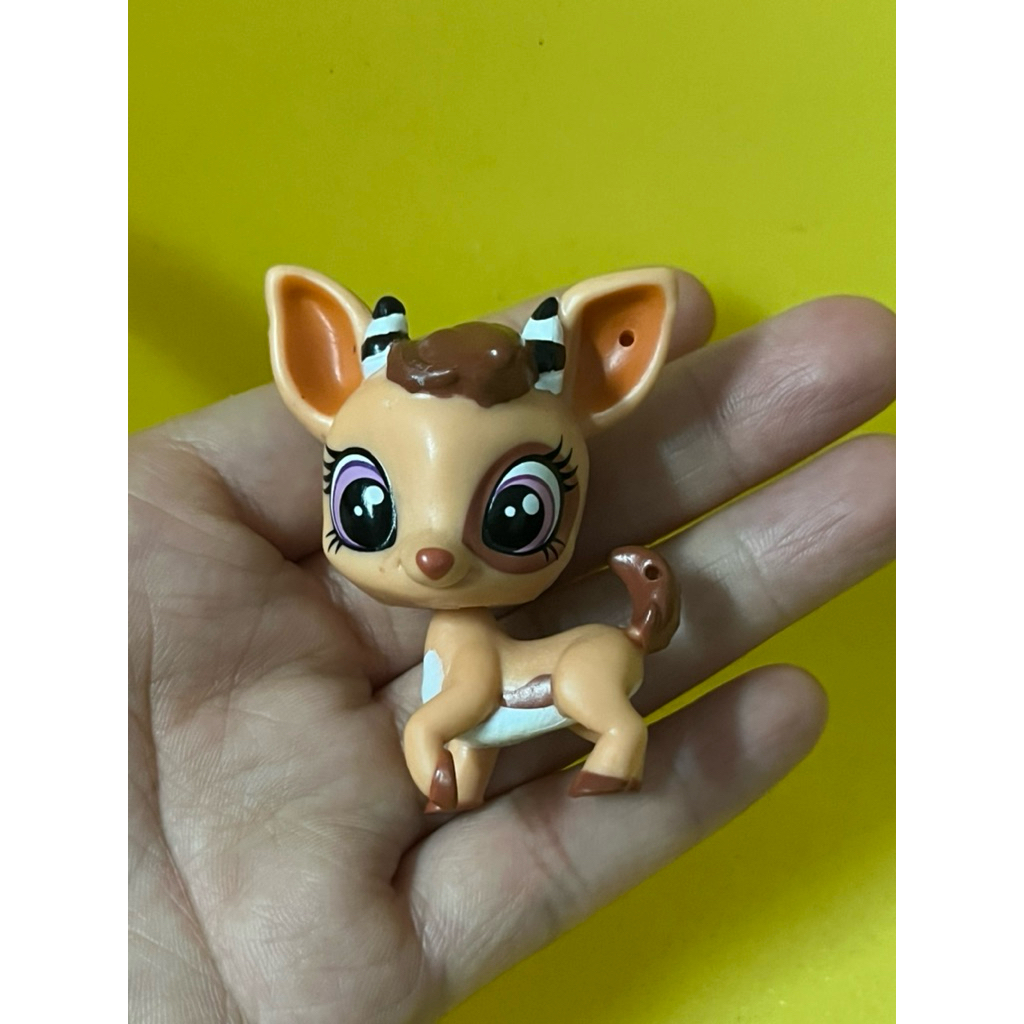 LPS ตุ๊กตา Littlest Pet Shop ตัวละครกวางกาเซล มือสอง Gracie Plainville หมายเลข #3805