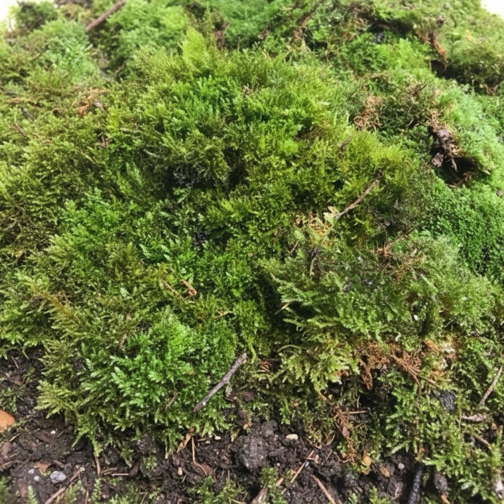 มอสดิน 1 กิโลกรัม เก็บสด / Fresh moss 1 kg. มีแถม!!