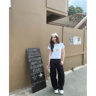 sunnyroll - Roll & Chaos tee เสื้อทรง Baby tee