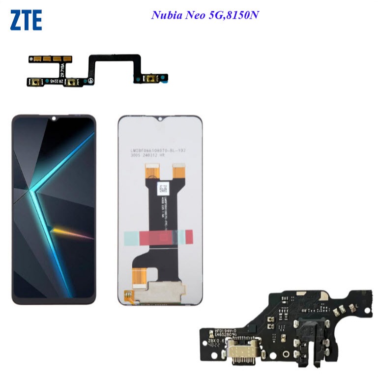 อะไหล่มือถือ ZTE Nubia Neo 5G,8150N,Z2350/สายแพร/หน้าจอ LCD