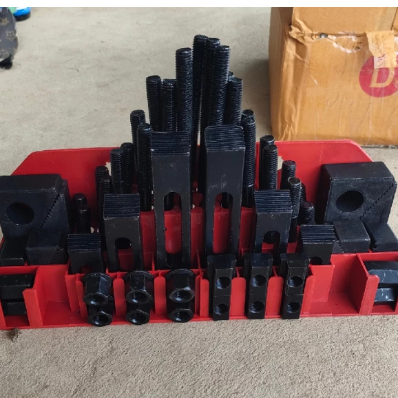 พร้อมส่ง ชุดจับชิ้นงานมิลลิ่ง Clamping Kit 58 ชิ้น ขนาด M12/M16 มาตรฐานอุตสาหกรรม