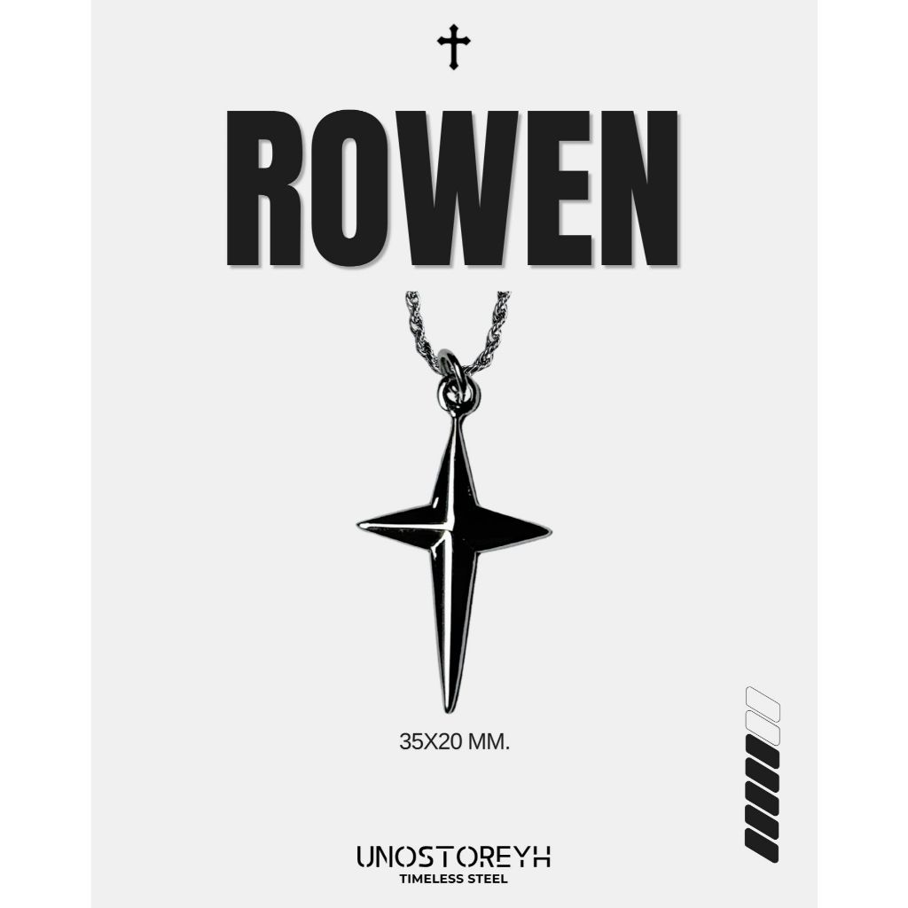 สร้อยจี้กางเขน รุ่น "ROWEN" สร้อยคอกางเขน