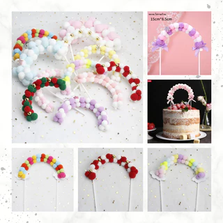 ป้ายปักเค้ก ซุ้มแต่งเค้ก ซุ้มโค้ง 🎉สินค้าพร้อมส่งนะคะ🎉
