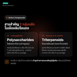 Hi-Balanz Reishi Extract สารสกัดจากเห็ดหลินจือ 1 กล่อง 30 แคปซูล